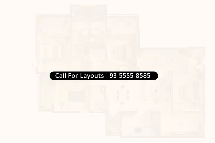 4 BHk Laout of M3M Elie Saab